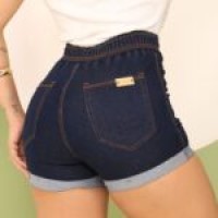 Shorts saia jeans feminino teste promoção